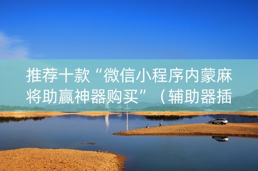 推荐十款“微信小程序内蒙麻将助赢神器购买”（辅助器插件)