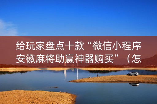 给玩家盘点十款“微信小程序安徽麻将助赢神器购买”（怎么提高胜率)