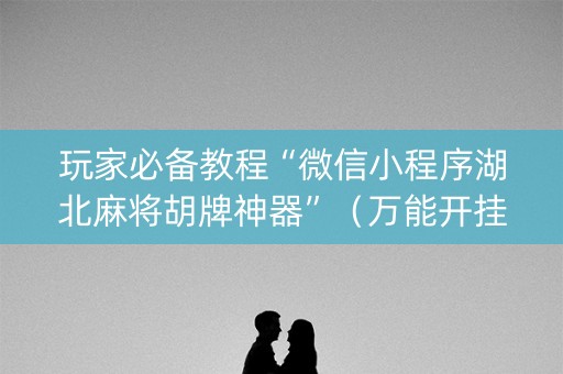 玩家必备教程“微信小程序湖北麻将胡牌神器”（万能开挂器)