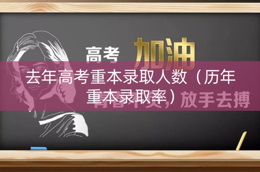 去年高考重本录取人数（历年重本录取率）