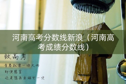 河南高考分数线新浪（河南高考成绩分数线）