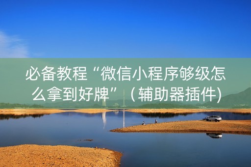 必备教程“微信小程序够级怎么拿到好牌”（辅助器插件)