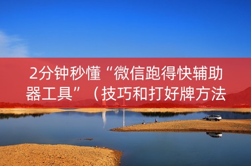 2分钟秒懂“微信跑得快辅助器工具”（技巧和打好牌方法)