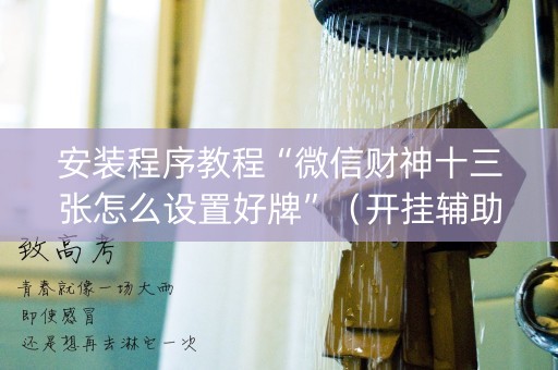 安装程序教程“微信财神十三张怎么设置好牌”（开挂辅助器脚本)