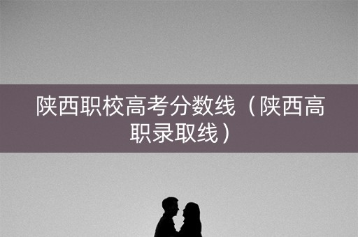 陕西职校高考分数线（陕西高职录取线）