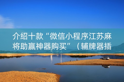 介绍十款“微信小程序江苏麻将助赢神器购买”（辅牌器插件购买)