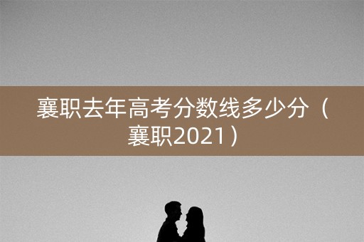 襄职去年高考分数线多少分（襄职2021）