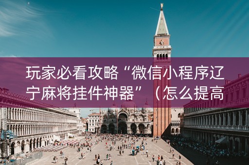 玩家必看攻略“微信小程序辽宁麻将挂件神器”（怎么提高胜率)