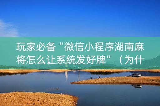 玩家必备“微信小程序湖南麻将怎么让系统发好牌”（为什么有人一直赢)