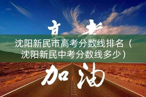 沈阳新民市高考分数线排名（沈阳新民中考分数线多少）