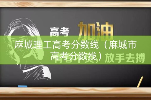 麻城理工高考分数线（麻城市高考分数线）