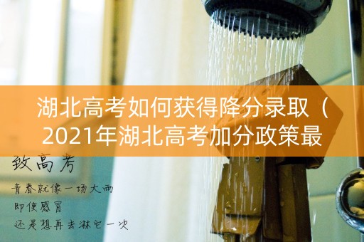 湖北高考如何获得降分录取（2021年湖北高考加分政策最新改革方案）