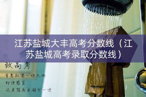 江苏盐城大丰高考分数线（江苏盐城高考录取分数线）