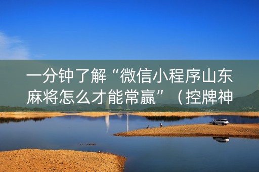 一分钟了解“微信小程序山东麻将怎么才能常赢”（控牌神器)