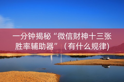 一分钟揭秘“微信财神十三张胜率辅助器”（有什么规律)