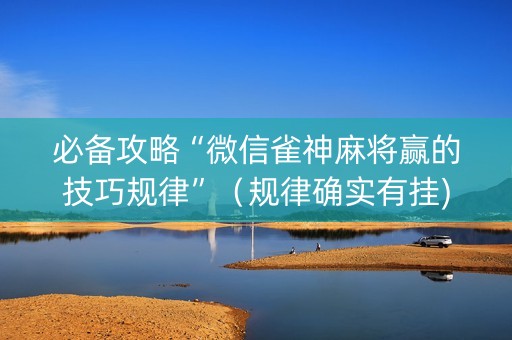 必备攻略“微信雀神麻将赢的技巧规律”（规律确实有挂)