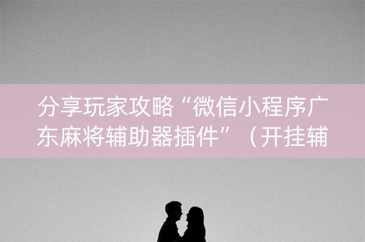 分享玩家攻略“微信小程序广东麻将辅助器插件”（开挂辅助插件)