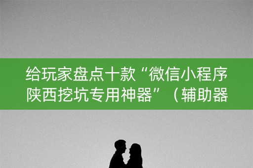 给玩家盘点十款“微信小程序陕西挖坑专用神器”（辅助器插件)