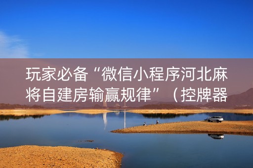 玩家必备“微信小程序河北麻将自建房输赢规律”（控牌器)