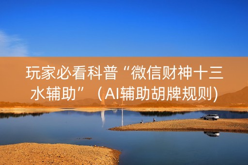 玩家必看科普“微信财神十三水辅助”（AI辅助胡牌规则)