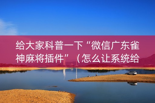 给大家科普一下“微信广东雀神麻将插件”（怎么让系统给你发好牌)