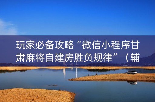玩家必备攻略“微信小程序甘肃麻将自建房胜负规律”（辅助器下载)
