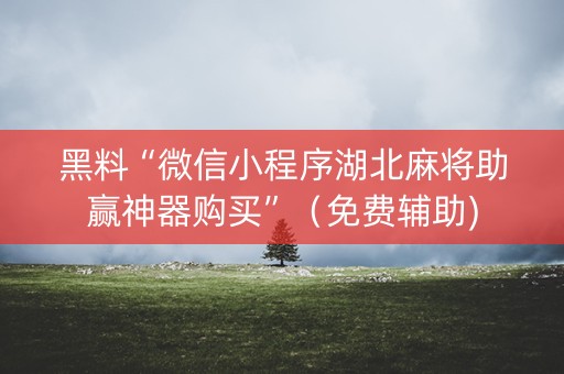 黑料“微信小程序湖北麻将助赢神器购买”（免费辅助)