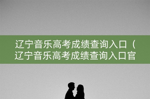 辽宁音乐高考成绩查询入口（辽宁音乐高考成绩查询入口官网）