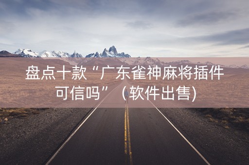 盘点十款“广东雀神麻将插件可信吗”（软件出售)