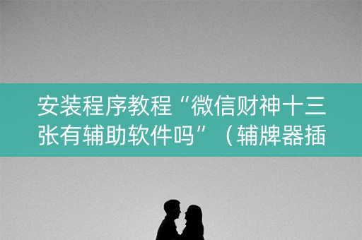 安装程序教程“微信财神十三张有辅助软件吗”（辅牌器插件购买)