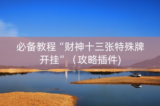 必备教程“财神十三张特殊牌开挂”（攻略插件)