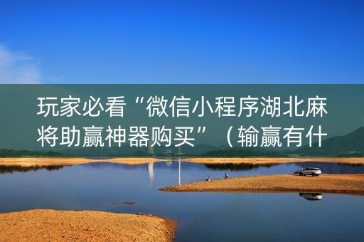 玩家必看“微信小程序湖北麻将助赢神器购买”（输赢有什么规律)