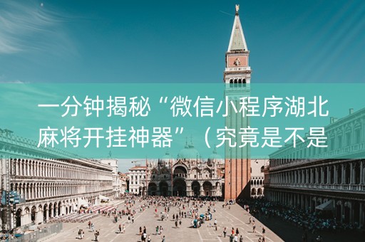 一分钟揭秘“微信小程序湖北麻将开挂神器”（究竟是不是有挂)