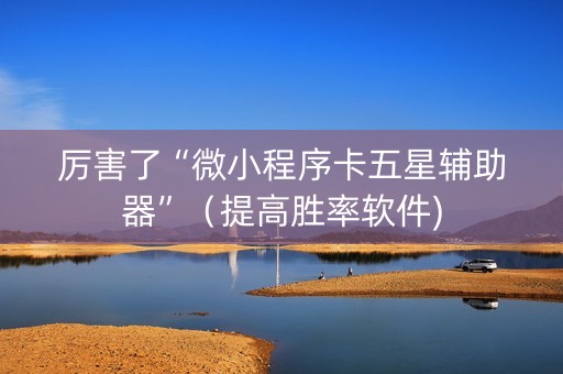 厉害了“微小程序卡五星辅助器”（提高胜率软件)