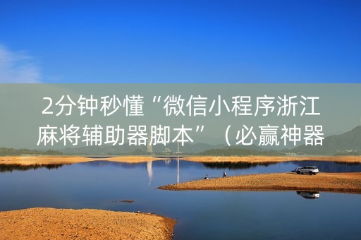 2分钟秒懂“微信小程序浙江麻将辅助器脚本”（必赢神器)
