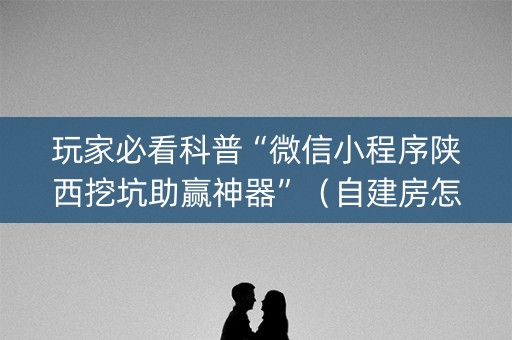 玩家必看科普“微信小程序陕西挖坑助赢神器”（自建房怎么赢)