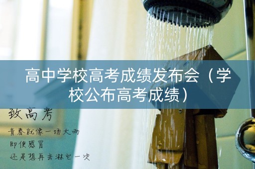 高中学校高考成绩发布会（学校公布高考成绩）