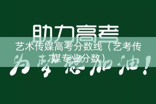艺术传媒高考分数线（艺考传媒专业分数）