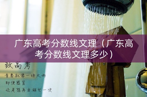 广东高考分数线文理（广东高考分数线文理多少）