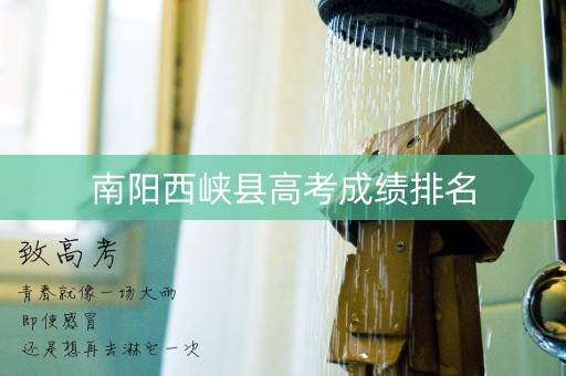 南阳西峡县高考成绩排名