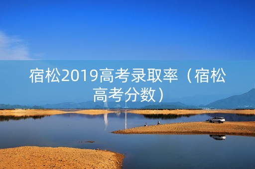 宿松2019高考录取率（宿松高考分数）