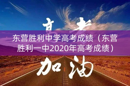 东营胜利中学高考成绩（东营胜利一中2020年高考成绩）