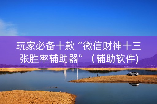 玩家必备十款“微信财神十三张胜率辅助器”（辅助软件)