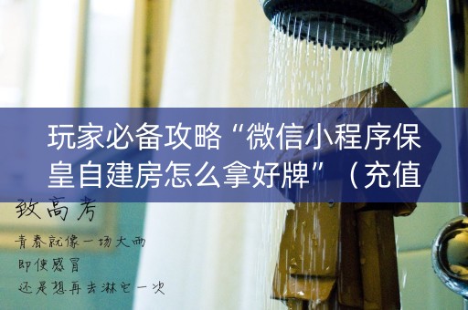 玩家必备攻略“微信小程序保皇自建房怎么拿好牌”（充值会提高胜率么)