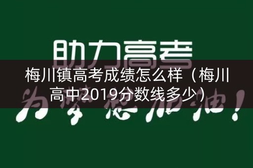 梅川镇高考成绩怎么样（梅川高中2019分数线多少）