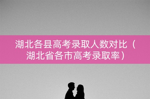 湖北各县高考录取人数对比（湖北省各市高考录取率）