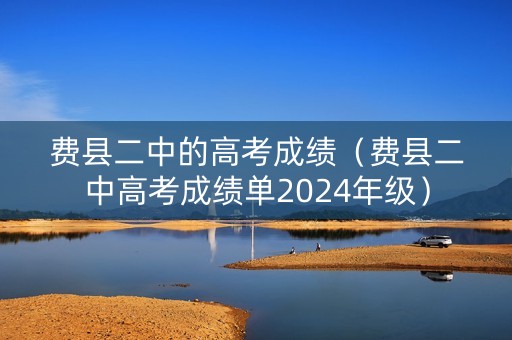 费县二中的高考成绩（费县二中高考成绩单2024年级）