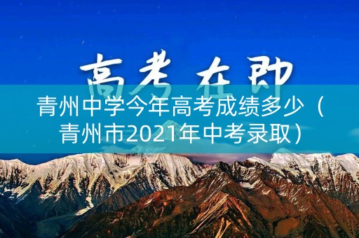 青州中学今年高考成绩多少（青州市2021年中考录取）