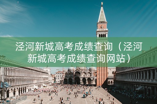 泾河新城高考成绩查询（泾河新城高考成绩查询网站）