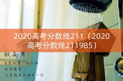 2020高考分数线211（2020高考分数线211985）